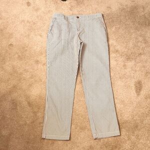 Gap Women's "Girlfriend Khaki" in Pinstripe Pattern Size 4